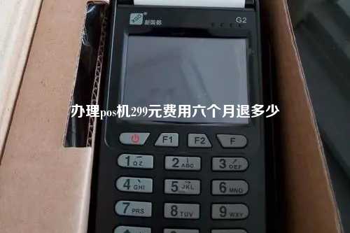 办理pos机299元费用六个月退多少