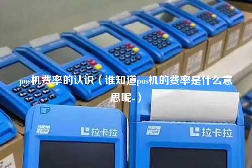 pos机费率的认识（谁知道pos机的费率是什么意思呢-）