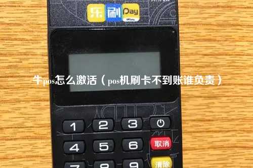 牛pos怎么激活（pos机刷卡不到账谁负责）