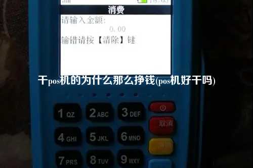 干pos机的为什么那么挣钱(pos机好干吗)