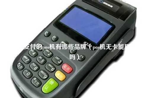 无卡支付的pos机有哪些品牌（pos机无卡能刷卡吗）