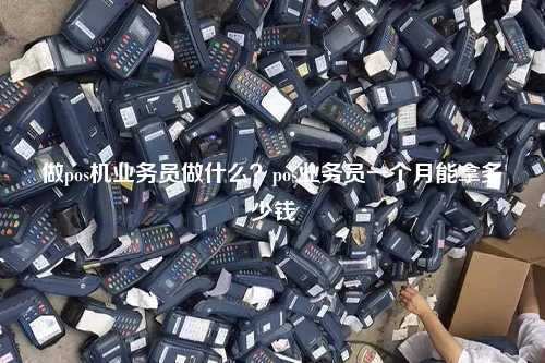 做pos机业务员做什么？pos业务员一个月能拿多少钱