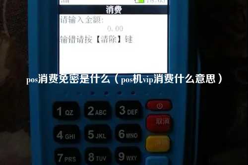 pos消费免密是什么（pos机vip消费什么意思）