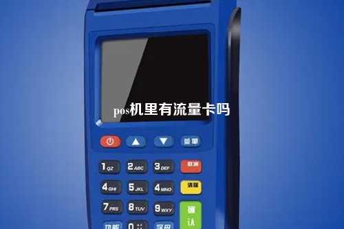 pos机里有流量卡吗