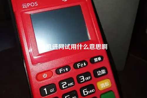 pos机进网试用什么意思啊