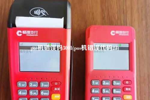pos机错误码3001(pos机错误代码23)