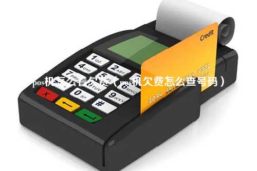 pos机怎么看欠费（pos机欠费怎么查号码）