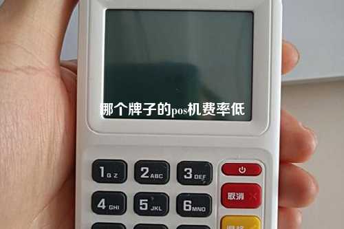哪个牌子的pos机费率低