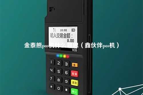 金泰熊pos机什么意思（鑫伙伴pos机）