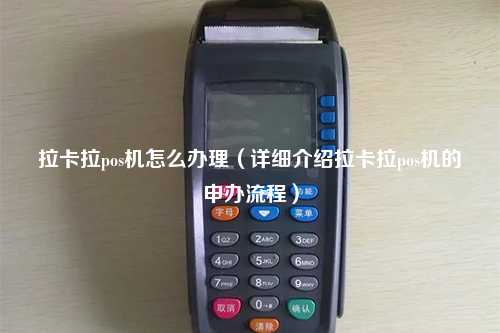 拉卡拉pos机怎么办理（详细介绍拉卡拉pos机的申办流程）
