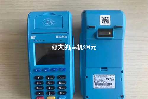 办大的pos机299元