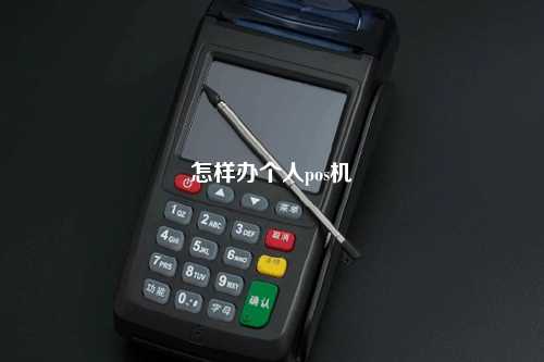怎样办个人pos机