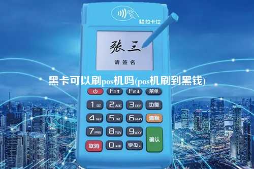 黑卡可以刷pos机吗(pos机刷到黑钱)